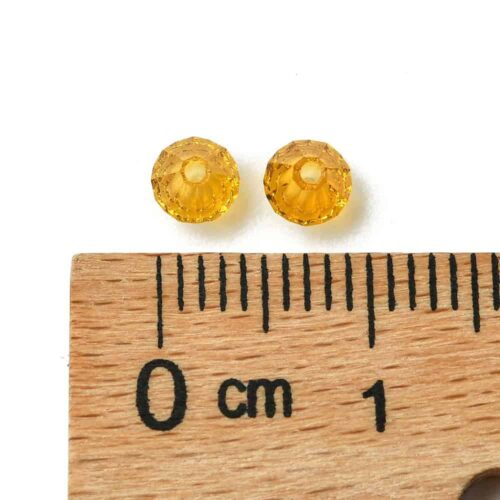 Topaz Preciosa Crystal Rondelles