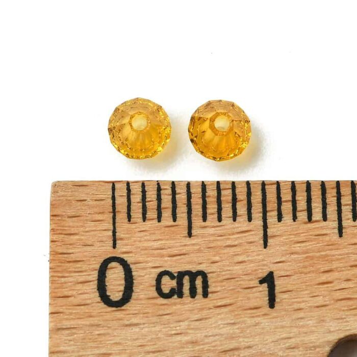 Topaz Preciosa Crystal Rondelles