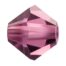 Amethyst Preciosa Crystal Rondelles