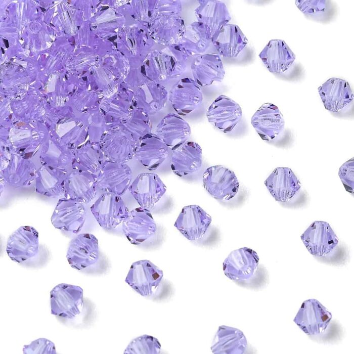 Violet Preciosa Crystal Rondelles