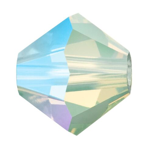 Crysolite Opal AB Preciosa Bicones
