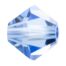 Light Sapphire Preciosa Crystal Bicones