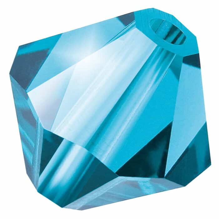 Indicolite Preciosa Crystal Rondelles