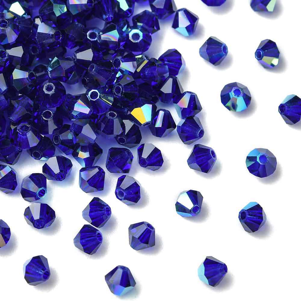 Cobalt AB Preciosa Crystal Bicones