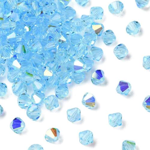 Aquamarine Preciosa Crystal Bicone