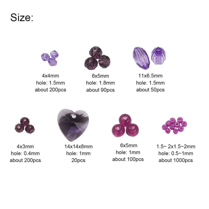 Purple Series Jewellery making Beading Kit