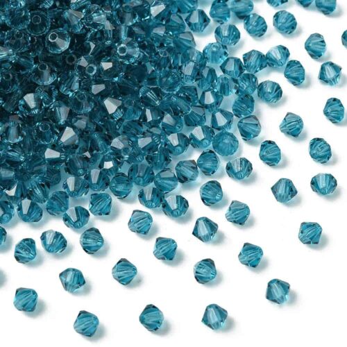 Indicolite Preciosa Crystal Rondelles