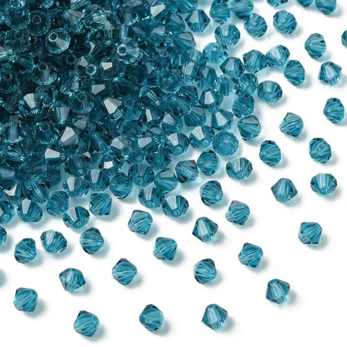 Indicolite Preciosa Crystal Rondelles