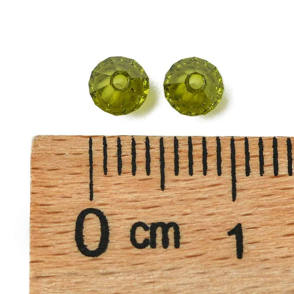Olivine Preciosa Crystal Bicones