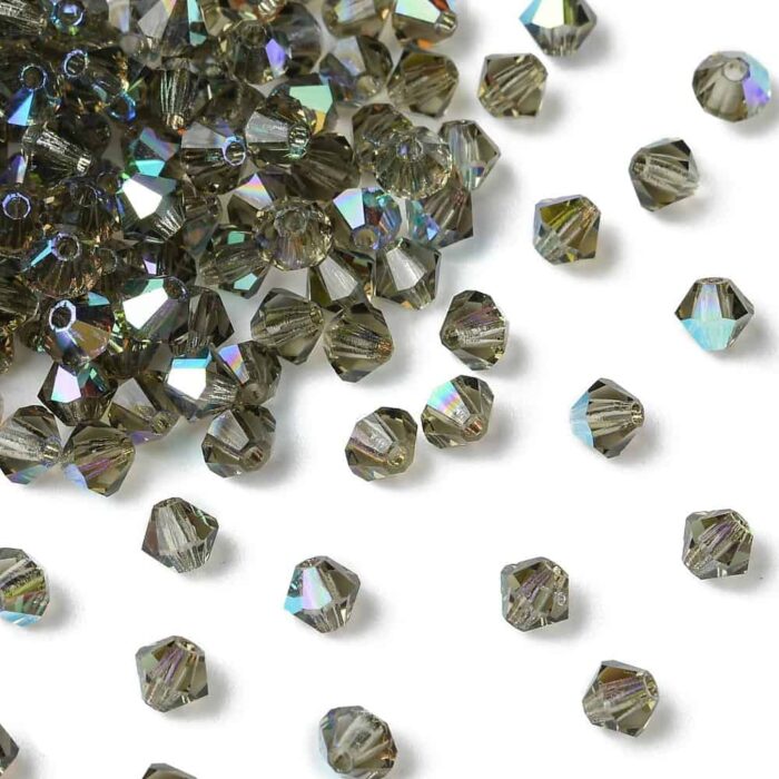 Black Diamond AB Preciosa Crystal Bicone
