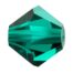 Emerald Preciosa Crystal Bicones