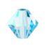 Aquamarine Preciosa Crystal Bicone