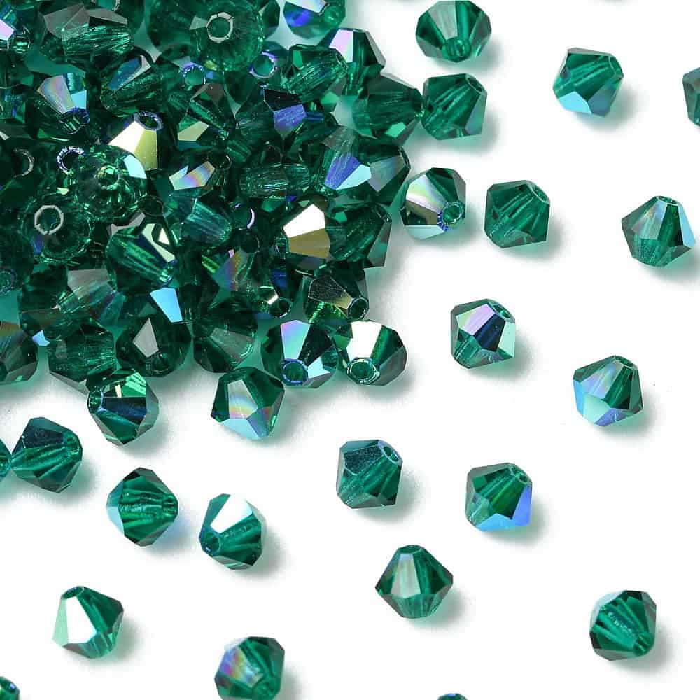 Emerald AB Preciosa Crystal Bicones