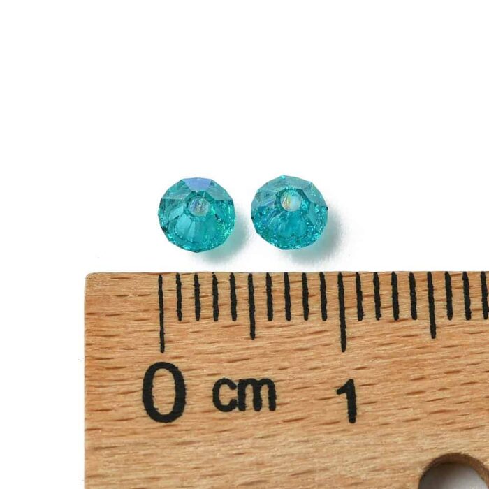 Blue Zircon Preciosa Crystal Bicones