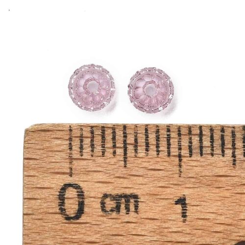 Light Amethyst Preciosa Crystal Rondelle