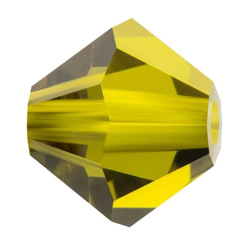 Olivine Preciosa Crystal Bicones