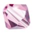 Light Amethyst Preciosa Crystal Rondelle