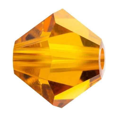 Topaz Preciosa Crystal Rondelles