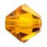 Topaz Preciosa Crystal Rondelles