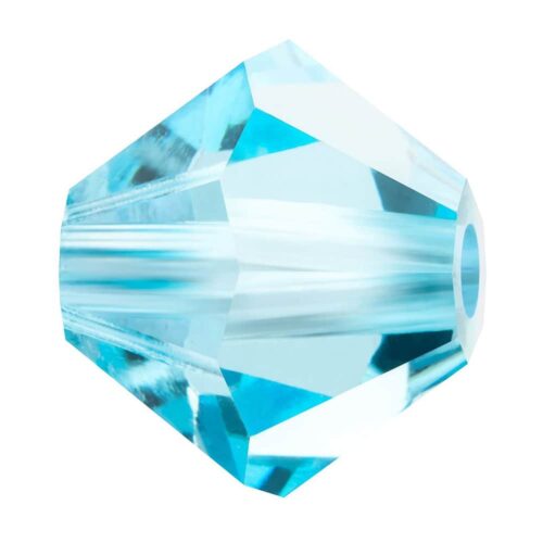Aquamarine Preciosa Crystal Rondelles