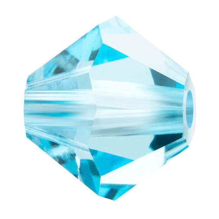 Aquamarine Preciosa Crystal Rondelles