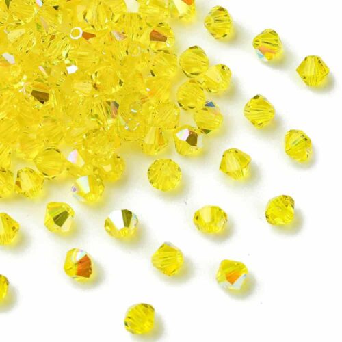 Citrine Preciosa Crystal Bicones