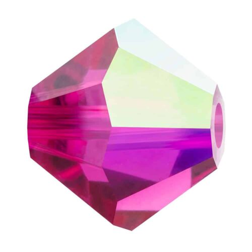 Fuchsia Preciosa Crystal Bicones