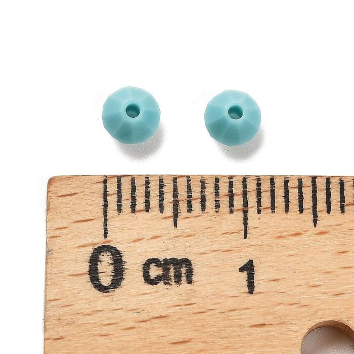 Turquoise Preciosa Crystal Rondelles
