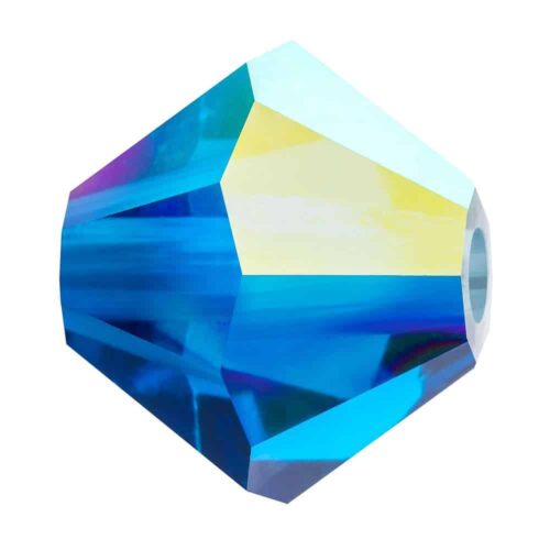 Capri Blue AB Preciosa Crystal Bicones