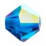 Capri Blue AB Preciosa Crystal Bicones