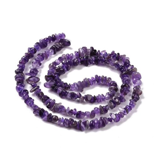 Dark Natural Amethyst Chip Stone