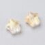 Yellow Star Shape Glass Beads