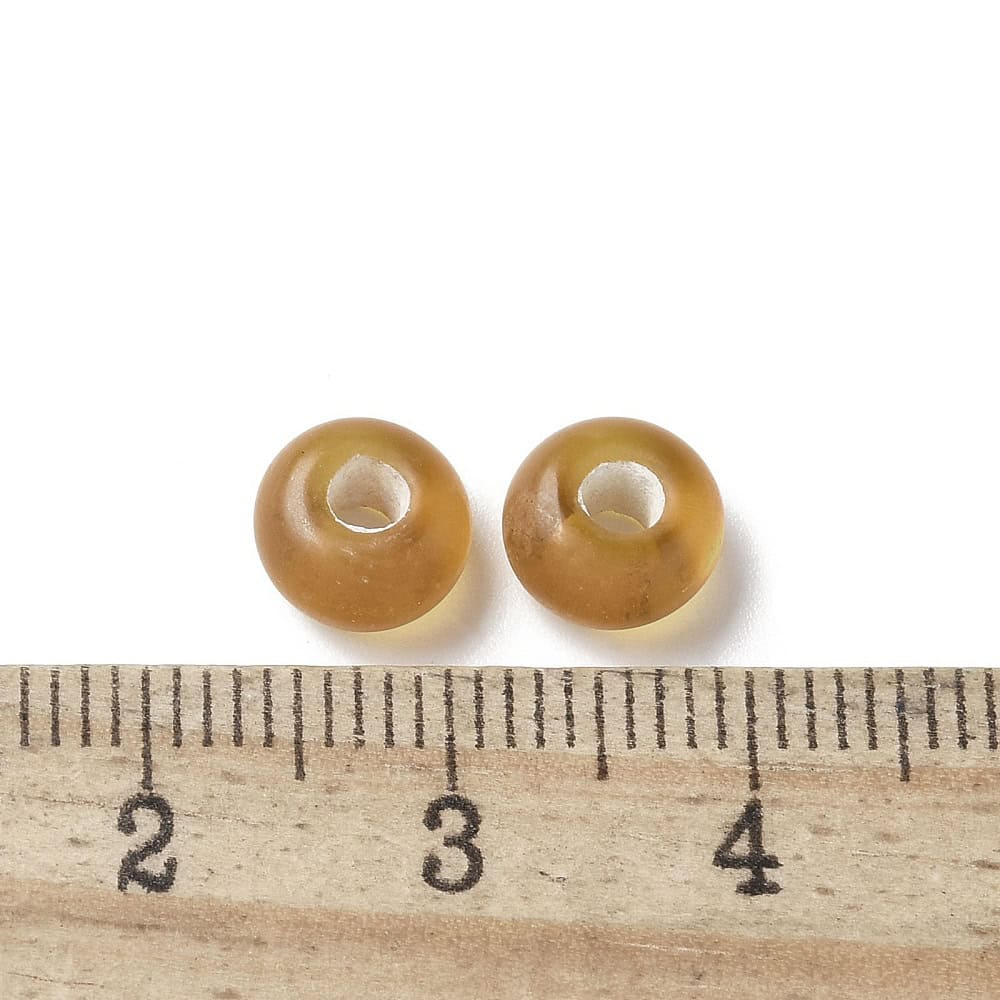 Peru Flat Glass Lampwork Beads