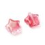 Red Star Shape Glass Beads