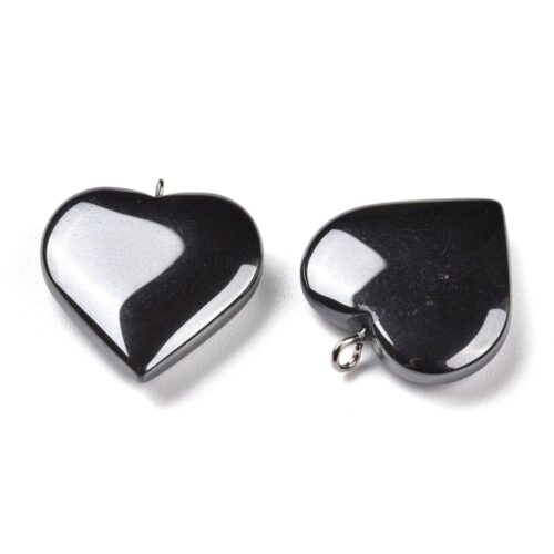 Heart Hematite Pendant