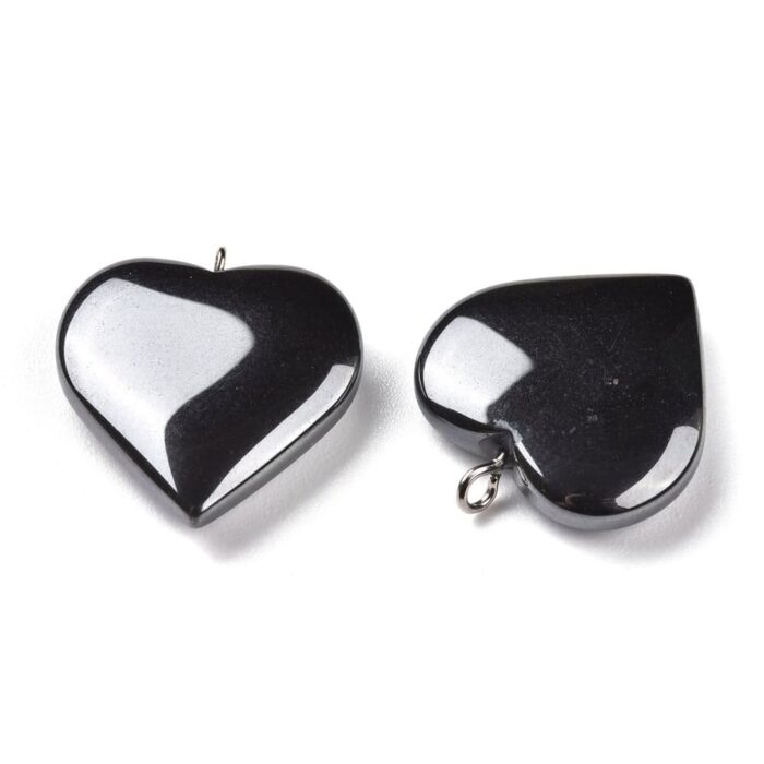 Heart Hematite Pendant