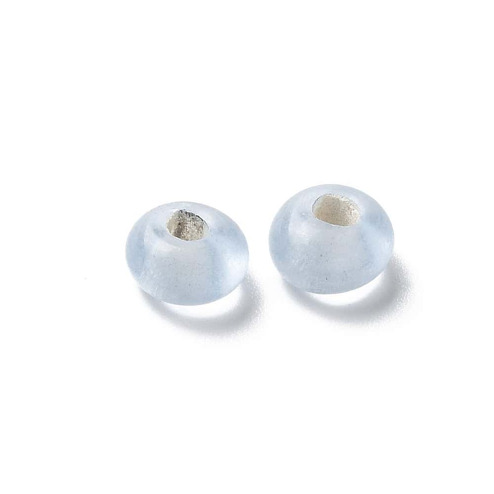 Azure Flat Glass Lampwork Beads