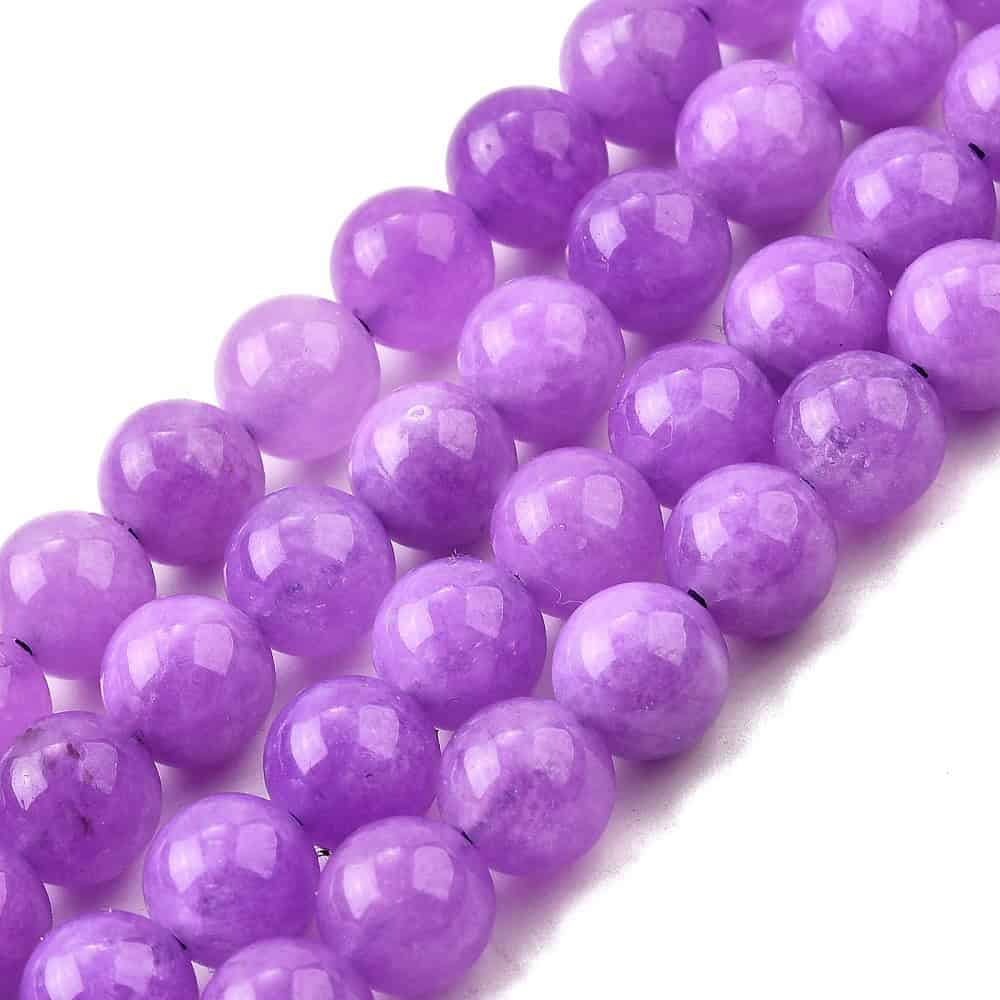 Lilac Natural Jade Gemstones