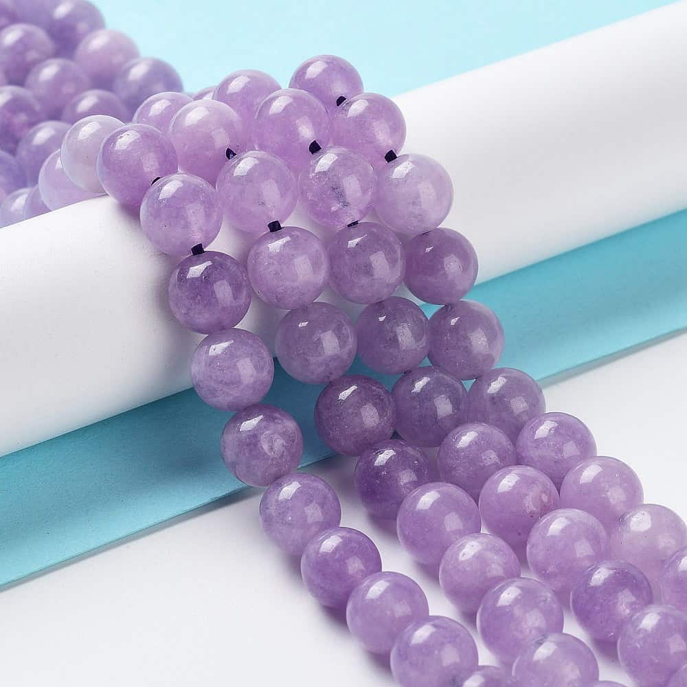 Lilac Natural Jade Gemstones