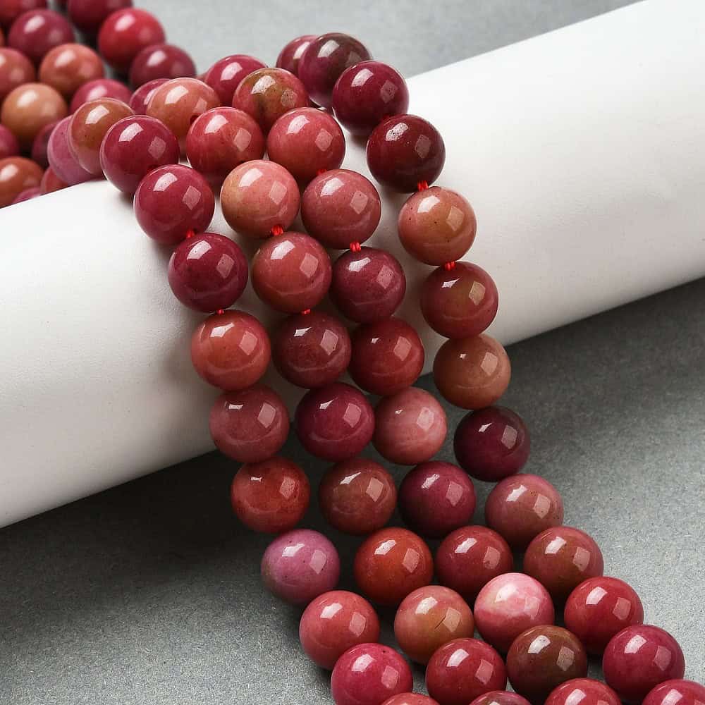 Natural Indian Red Jade Gemstones