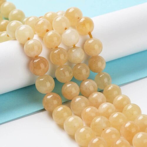 Golden Natural Jade Gemstones