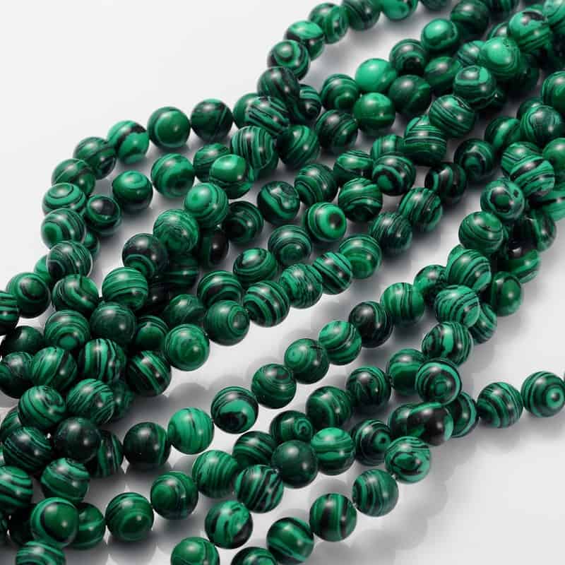 Synthetic Malachite Gemstones
