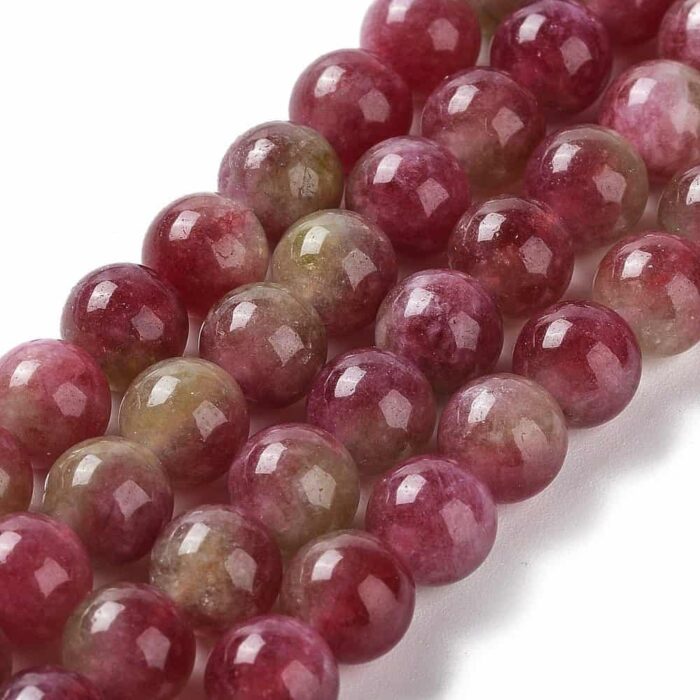 Violet Red Natural Jade Gemstones