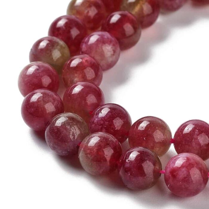 Violet Red Natural Jade Gemstones
