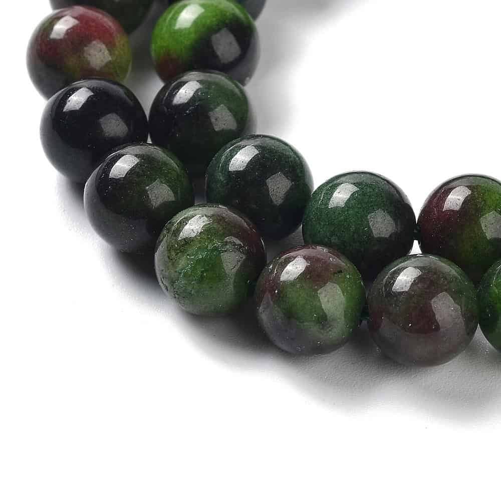 Dark Green Natural Jade Gemstones