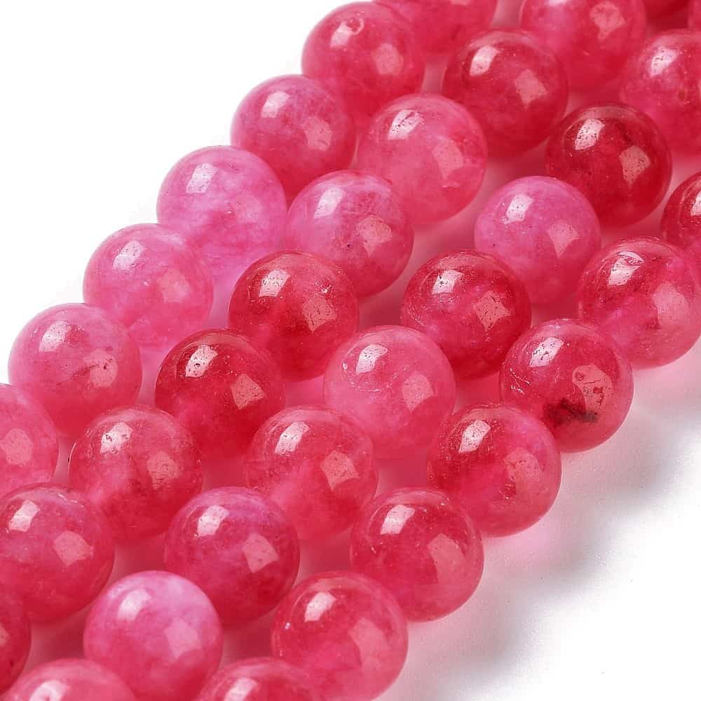 Pink Natural Jade Gemstones