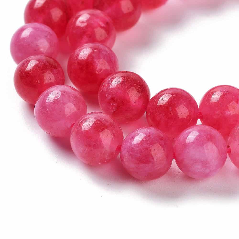 Pink Natural Jade Gemstones