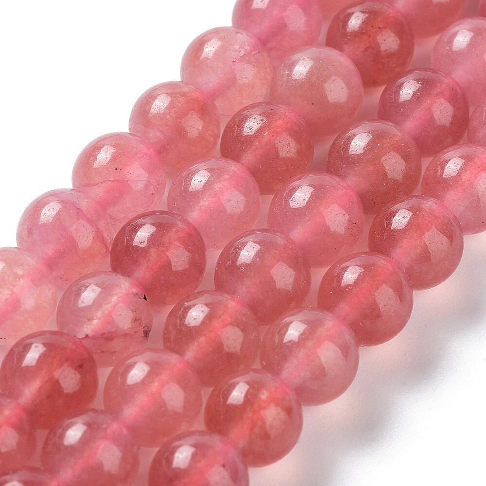 Light Coral Natural Jade Gemstones