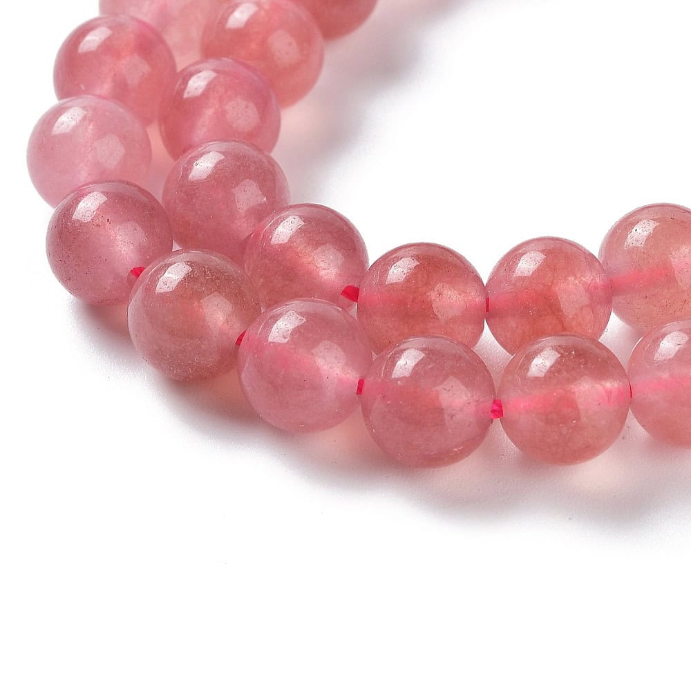 Light Coral Natural Jade Gemstones