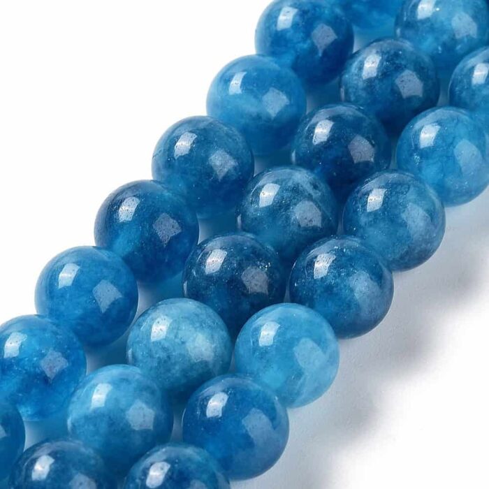 Steel Blue Natural Jade Gemstones